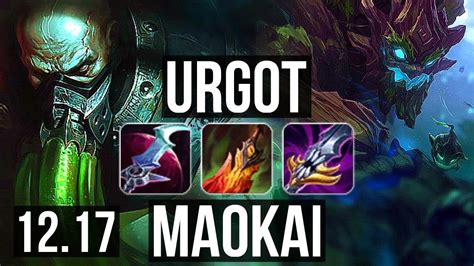 Urgot Vs Maokai Top 10 0 7 Legendary 300 Games Euw Diamond