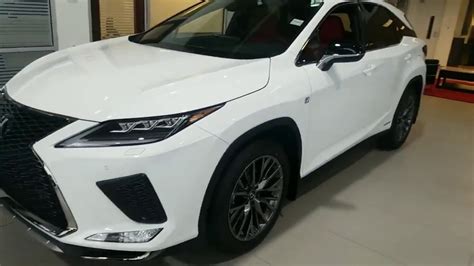 2020 Lexus Rx 450h F Sport Review Of Features Series 2 White With Red