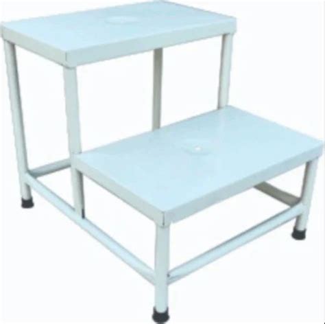 White Hospital Double Foot Step Size 18 X15 X15 At Rs 2550 In