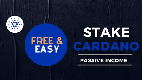 How To Stake ADA Cardano In Atomic Wallet Free Earn Passive Income