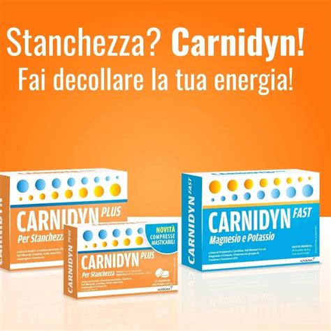 Contrasto Della Stanchezza Fisica E Mentale Con Carnidyn E Carnydin