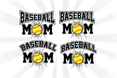 Baseball Mom Svg Mom Svg Softball Graphic By Jennadesignsstore · Creative Fabrica