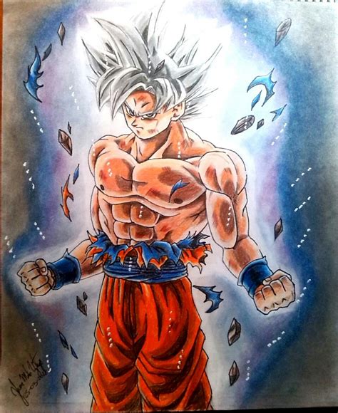 Como Dibujar A Goku Ultra Instinto Supremo Dragon Ball Fighterz