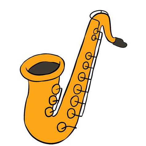 Saxophone Cartoon Drawing ~ Saxophone Sax Clarinet Clipground Saxophon Saxaphone Openclipart ...