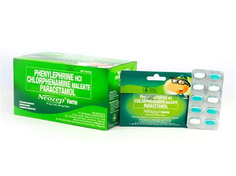 Neozep Forte Cold Medicine Unilab