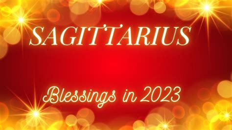 SAGITTARIUS BLESSINGS Heading Your Way In 2023 Tarot Oracle Card