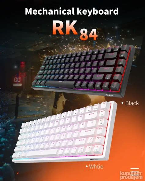 Royal Kludge RK84 Wireless Hot Swap Red Brown Blue Switch KupujemProdajem