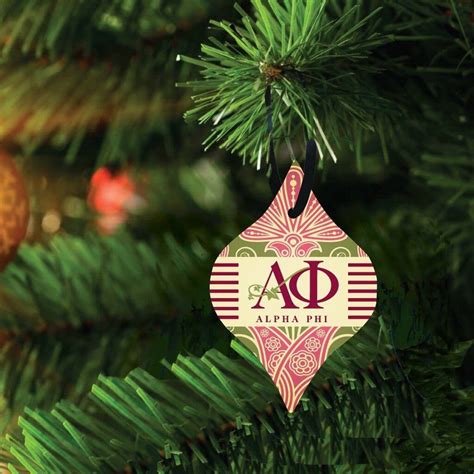 Alpha Phi Ornament Tapered Shapes Victorystore