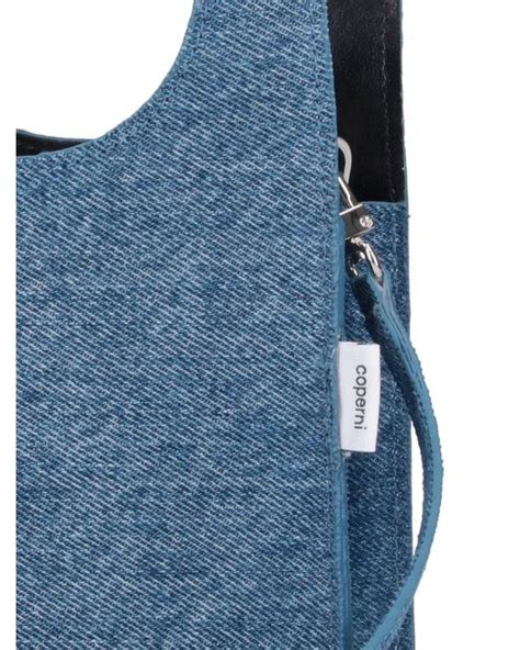 Coperni Micro Tote Bag Swipe In Blue Lyst Uk