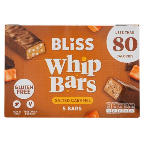 Bliss Salted Caramel Whip Bars 5 X 20g 100g