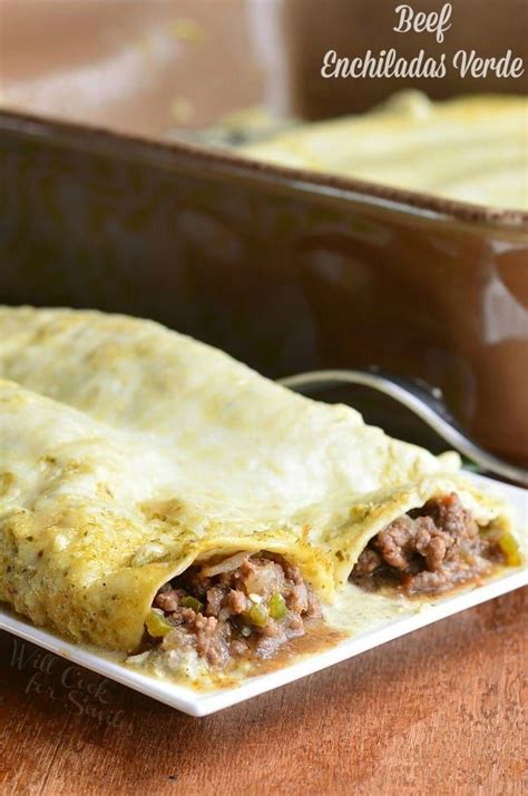 Beef Enchiladas Verde These Amazing Beef Enchiladas Verde Are Made