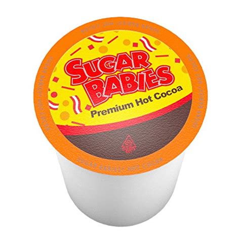 Sugar Babies Hot Cocoa Pods Caramel Flavor Compatible With Keurig K Cup Brewers 12 Count