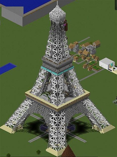 Eiffel Tower Minecraft Blueprints