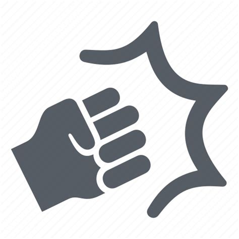 Aggression Fight Fist People Punch Violence Icon