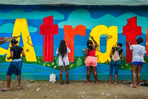 Afro-Colombian mural art (Quibdó, Chocó, Colombia)