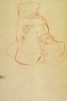 Gustav Klimt Study For The Portrait Of M Da Primavesi