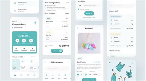 Desain Tampilan Landing Page Dashboard Ataupun Mobile Apps