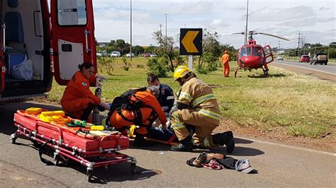 Ciclista Sofre Traumatismo Craniano Ao Ser Atropelado Em Samambaia No