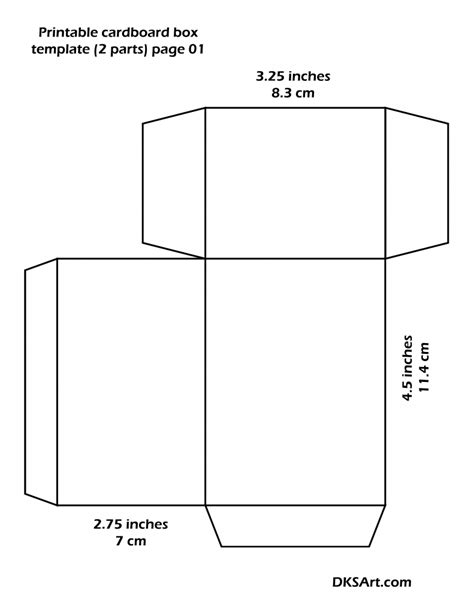 Tea Box Template