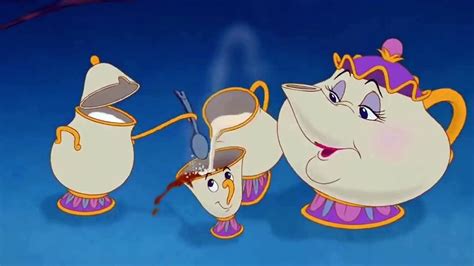 Beauty And The Beast Belle Meeting Mrs Potts And Chip Hd Dailymotion