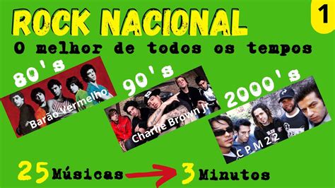 Rock Nacional só as melhores de todos os tempos Rock Nacional 80 90