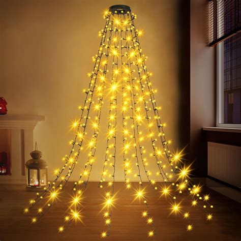 GUSODOR Guirlande Lumineuse Sapin de NoëL 2M 16 Lignes 400 LEDs