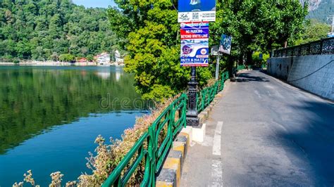 View of Famous Nainital Lake from Lakefront Stock Image - Image of ...