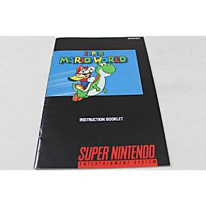 Manual - Super Mario World - Snes Super Nintendo