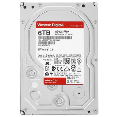 6 ТБ Внутренний жесткий диск Western Digital Red Pro WD6003FFBX