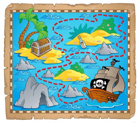 Mapas Del Tesoro Piratas Infantiles Mapas De Piratas