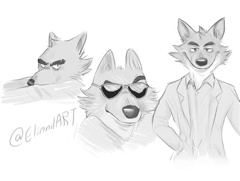 Elin Art Commissions Open On Twitter Doodles Of Mr Wolf And His