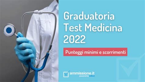 Punteggio Minimo Medicina 2022 E Scorrimenti Graduatoria