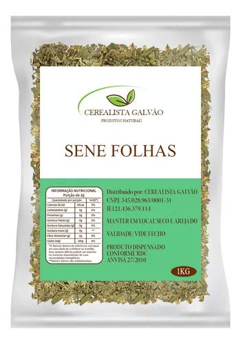 Chá Sene Folhas 1kg Qualidade Premium Emagrecedor Promoção MercadoLivre