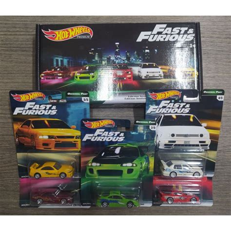 Hot Wheels Set Velozes E Furiosos Premium Shopee Brasil
