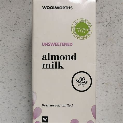 Woolworths Food Unsweetened Almond Milk Review Abillion