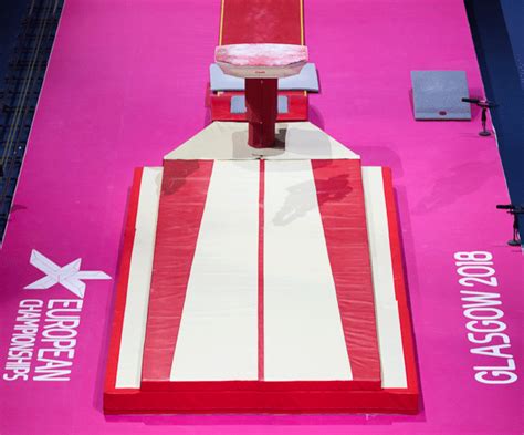 Set Of Landing Mats For Competition Vaulting With Top Mat M