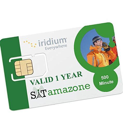 Iridium Satellite Phone Global Prepaid Sim Card With 600 Minutes 12