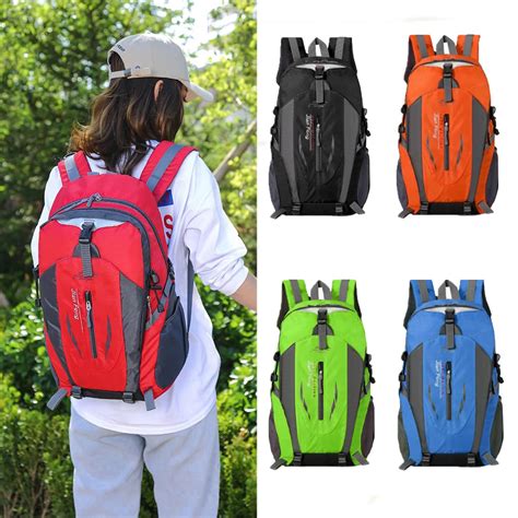 Mochila De Nailon Impermeable Para Exteriores Bolsa De Senderismo