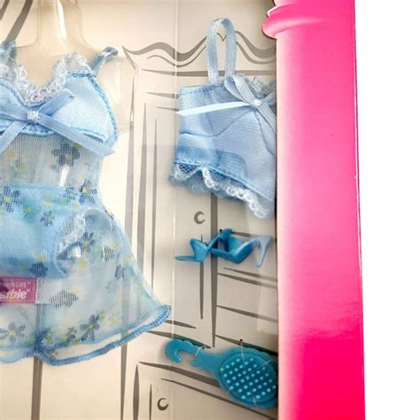 Vintage 1998 Mattel Barbie Fashion Avenue Lingerie LIGHT BLUE FLORAL New Etsy
