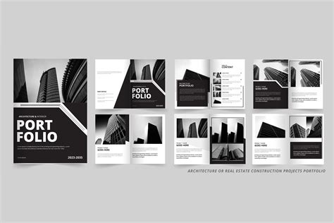 Architecture Portfolio Design Graphic by ietypoofficial · Creative Fabrica