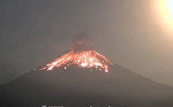 Popocat Petl Registra Explosi N Hoy De Enero Telediario M Xico