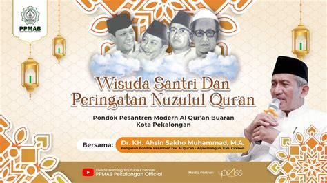 LIVE KHATAMAN PERINGATAN NUZULUL QUR AN PONPES MODERN AL QUR AN