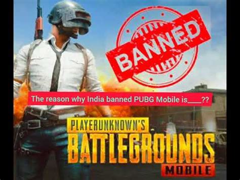 PUBG Mobile Banned In India YouTube