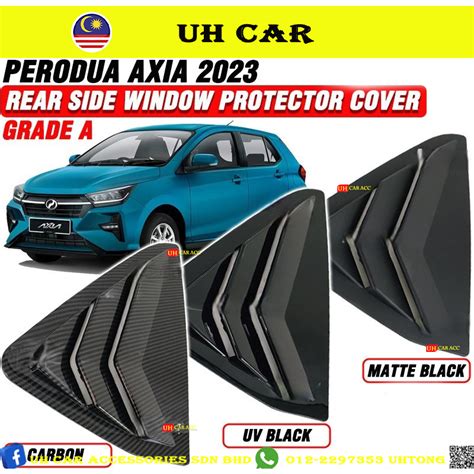 Perodua Axia Window Cover Mustang Rear Side Window Cover Triangle