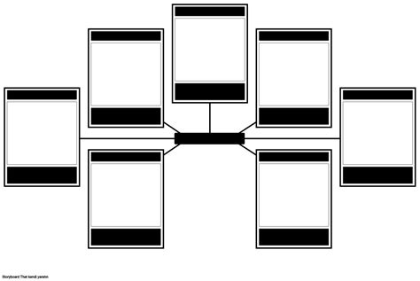 7 Hücreli Örümcek Harita Şablonu Storyboard by tr examples