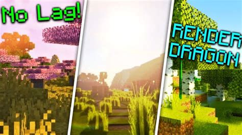 Top Render Dragon Shaders Minecraft Windows Edition Mcpe