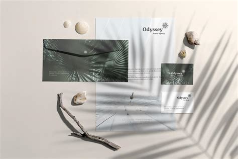 Odyssey Branding Mockup Scene Premium Free Psd Mockup Store