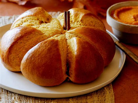 Pumpkin-Shaped Pumpkin Bread | Recipe | Food network recipes, Pumpkin recipes, Food