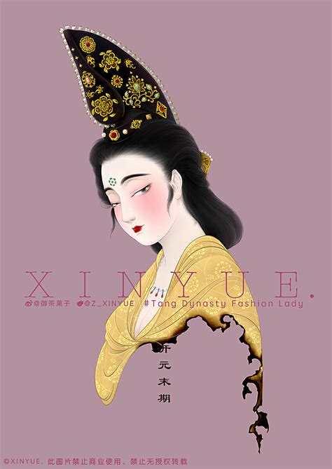 大唐女子图鉴【第二弹】插画艺术插画zxinyue原创作品 站酷zcool