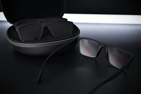 Gold Frame Black Lens Eyeglasses · Free Stock Photo